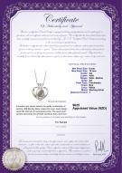 product certificate: FW-W-AA-910-P-Marlina