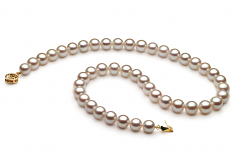 8.5-9mm AA Quality Japanese Akoya Cultured Pearl Necklace in White