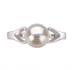 6-7mm AA Quality Freshwater Cultured Pearl Ring in Jessica White