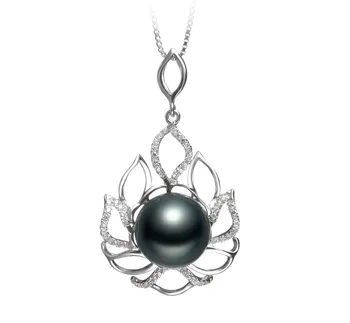 12-13mm AAA Quality Tahitian Cultured Pearl Pendant in Calida Black 12-13mm AAA Quality Tahitian Cultured Pearl Pendant in Calida Black