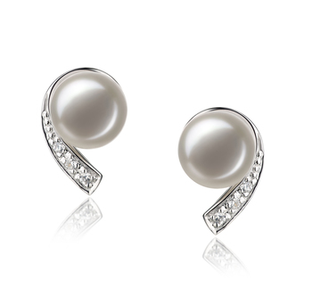 Claudia White 7-8mm AA Quality Freshwater 925 Sterling Silver Cultured Pearl Set