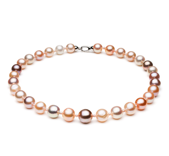 Multicolour 3-14mm AA+ Quality Freshwater Cultured Pearl Necklace Multicolour 3-14mm AA+ Quality Freshwater Cultured Pearl Necklace