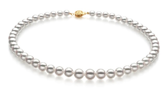 View White Japanese Akoya Necklace collection