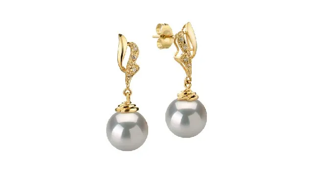 View White South Sea Pearl Earrings collection