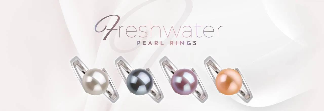 PearlsOnly Freshwater Pearl Rings