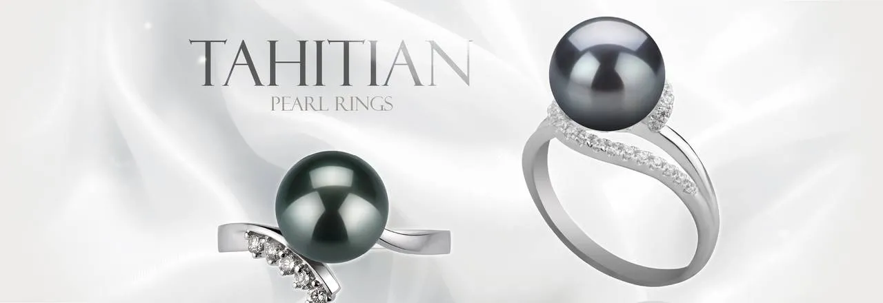 Landing banner for Tahitian Pearl Rings